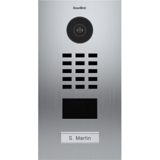 DoorBird IP Video Trstation D2101V, Unterputz, 1 Ruftaste