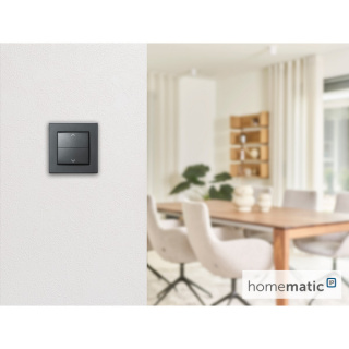 Homematic IP Tasterwippe fr Markenschalter ? mit Pfeilen, anthrazit