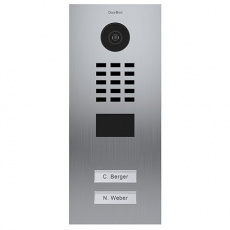 DoorBird IP Video Trstation D2102V, Unterputz, 2 Ruftasten