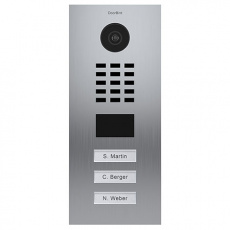 DoorBird IP Video Trstation D2103V, Unterputz, 3 Ruftasten