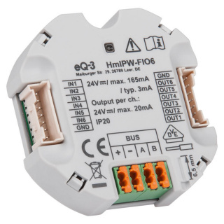 Homematic IP Wired IO Modul Unterputz - 6-fach