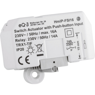 Homematic IP Schaltaktor mit Tastereingang  (16A) - Unterputz