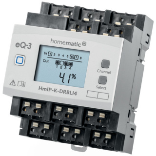 Homematic IP Jalousieaktor fr Hutschienenmontage - 4-fach