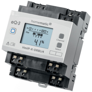 Homematic IP Jalousieaktor fr Hutschienenmontage - 4-fach