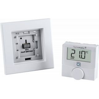 Homematic IP Wandthermostat mit Schaltausgang - fr Markenschalter 24V