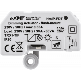 Homematic IP Dimmaktor Unterputz - Phasenabschnitt