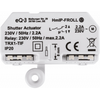 Homematic IP Rollladenaktor - Unterputz