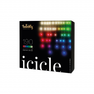 Twinkly Smarte Lichterkette Eiszapfenform ICICLE mit 190/5mm LED RGBW