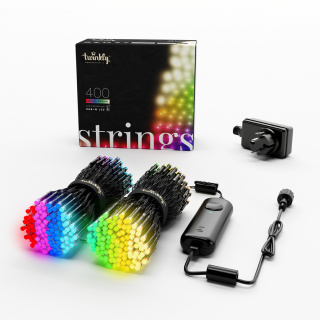 Twinkly Smarte Lichterkette STRINGS mit 400/5mm LED RGBW