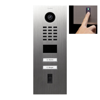 DoorBird IP Video Trstation D2102FV Fingerprint 50, 2 Ruftasten