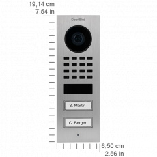 DoorBird IP Video Trstation D1102V Aufputz, 2 Ruftasten...