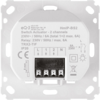 Homematic IP Schaltaktor für Markenschalter 2-fach, HmIP-BS2