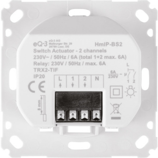 Homematic IP Schaltaktor fr Markenschalter 2-fach, HmIP-BS2