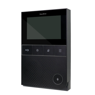 DoorBird IP Video Innenstation, Aufputzmontage Black Edition