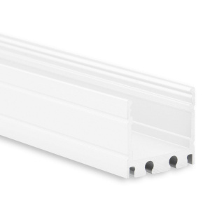 LED Aufbauprofil, Weiß 1 Meter, PN8