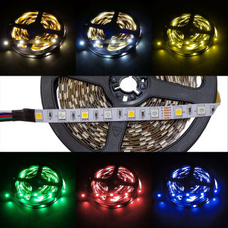 LED RGB-WW Streifen, 5 m, 10 mm, 12 V