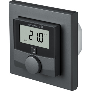 Homematic IP Wandthermostat mit Schaltausgang HmIP-BWTH-A ? fr Markenschalter, anthrazit