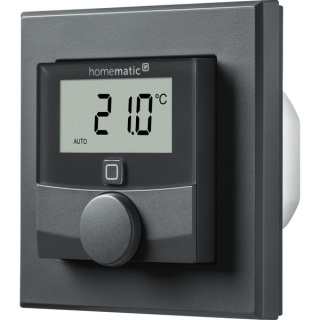 Homematic IP Wandthermostat mit Schaltausgang HmIP-BWTH-A ? fr Markenschalter, anthrazit